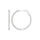 14K 2.00CT Lab Diamond Hoop Earring