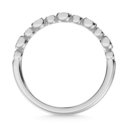 14K White Gold Diamond 1/5 Ct.Tw. Stackable Band