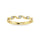 10K Yellow Gold Diamond 1/10 Ct.Tw. Stackable Ring