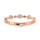 10K Rose Gold Diamond 1/10 Ct.Tw. Stackable Band
