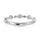 10K White Gold Diamond 1/10 Ct.Tw. Stackable Band