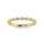 10K Yellow Gold Diamond 1/10 Ct.Tw. Stackable Band