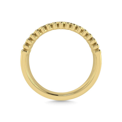 10K Yellow Gold Diamond 1/20 Ct.Tw. Fashion Band
