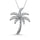 14K White Gold Diamond 1/10 Ct.Tw. Fashion Pendant