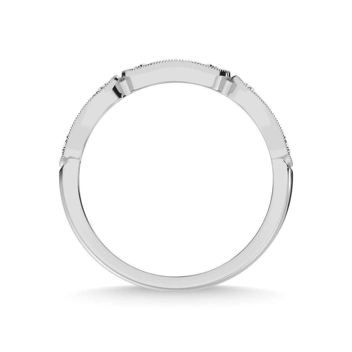 14K White Gold Diamond 1/4 Ct.Tw. Anniversary Ring