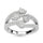14K White Gold Diamond 1 Ct.Tw. Fashion Ring