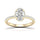 14k 1.25CT Lab Diamond Ring