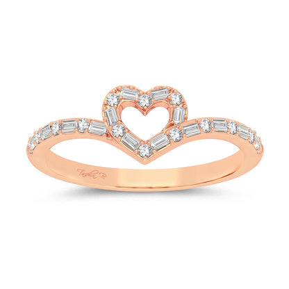 10K 0.17ct Diamond Ring