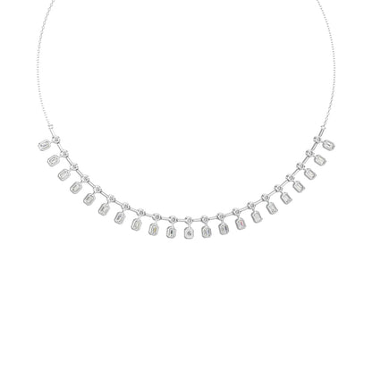 14K White Gold Diamond 3 1/4 Ct.Tw. Fashion Necklace