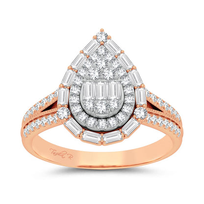 14K 0.75ct Engagement Ring