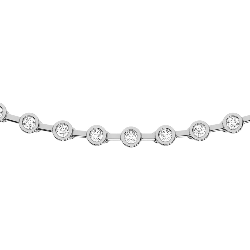 14K White Gold Diamond 1 1/2 Ct.Tw. Fashion Necklace