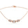 10K Rose Gold Diamond 1/6 Ct.Tw. Fashion Necklace (18 inches)
