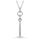 14K White Gold Diamond 1/5.Ct. Tw. Fashion Pendant