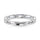 14K White Gold Diamond 1/2.Ct. Tw. Men?s Machine Band