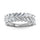 14K White Gold Diamond 1/3.Ct. Tw. Men?s Machine Band