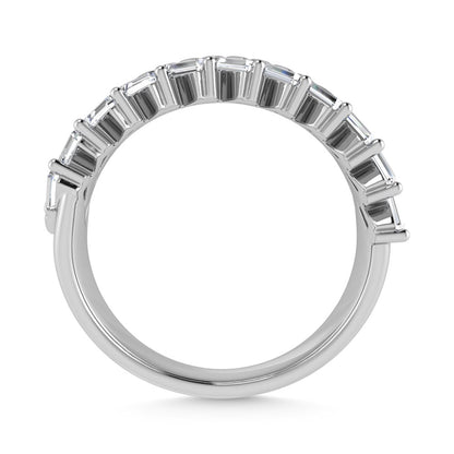 14K White Gold Diamond 1/3.Ct. Tw. Men?s Machine Band