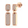14K Rose Gold Diamond 1/4.Ct. Tw. Fashion Earrings