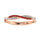 14K Rose Gold Diamond 1/4 Ct. Tw. Diamond and Ruby Band