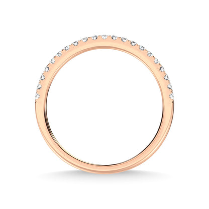 14K Rose Gold Diamond 1/5 Ct.Tw. Stackable Band
