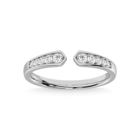 Diamond 1/5 Ct.Tw. Stackable Band in 10K White Gold