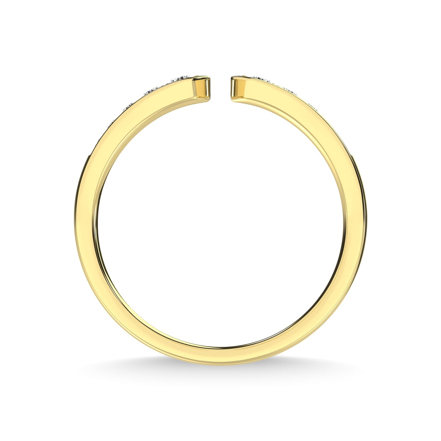Diamond 1/5 Ct.Tw. Stackable Band in 10K Yellow Gold