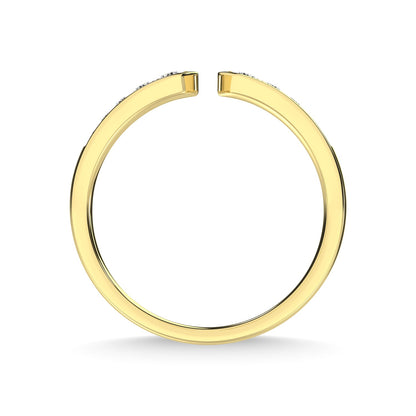 Diamond 1/5 Ct.Tw. Stackable Band in 10K Yellow Gold