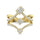 14K Yellow Gold Diamond 3/4 Ct.Tw. Fashion Ring