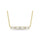 14K Yellow Gold Diamond 1/4 Ct.Tw. Fashion Necklace