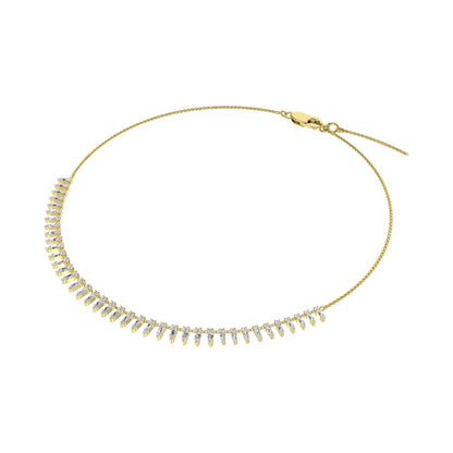 14K Yellow Gold Diamond 1 1/2 Ct.Tw. Fashion Necklace