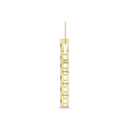 Diamond 1/4 Ct.Tw. Cross Pendant in 14K Yellow Gold