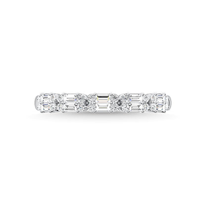 14K White Gold Diamond 1/3 Ct.Tw. Fashion Band