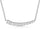 14K White Gold 1/2 Ct.Tw. Diamond Fashion Necklace