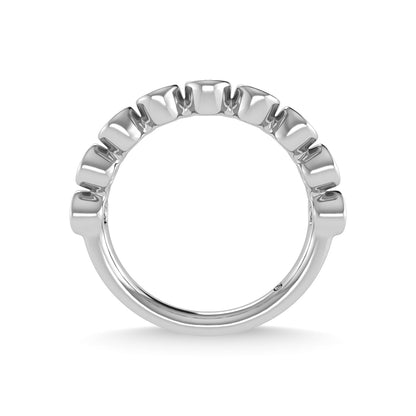 14K White Gold Diamond 1/2 Ct.Tw. Stackable Band