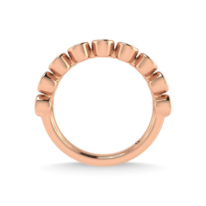 14K Rose Gold Ruby 5/8 Ct.Tw. Stackable Band