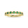 14K Yellow Gold Emerald 3/8 Ct.Tw. Stackable Band