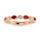 14K Rose Gold Diamond 1/2 Ct.Tw. Ruby and Diamond Band