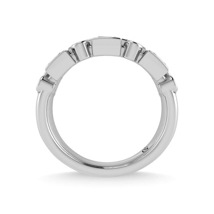 14K White Gold Diamond 3/8 Ct.Tw. Stackable Band