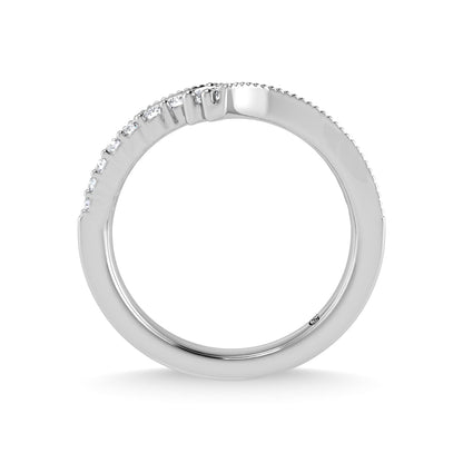 14K White Gold Diamond 3/8 Ct.Tw. Fashion Ring