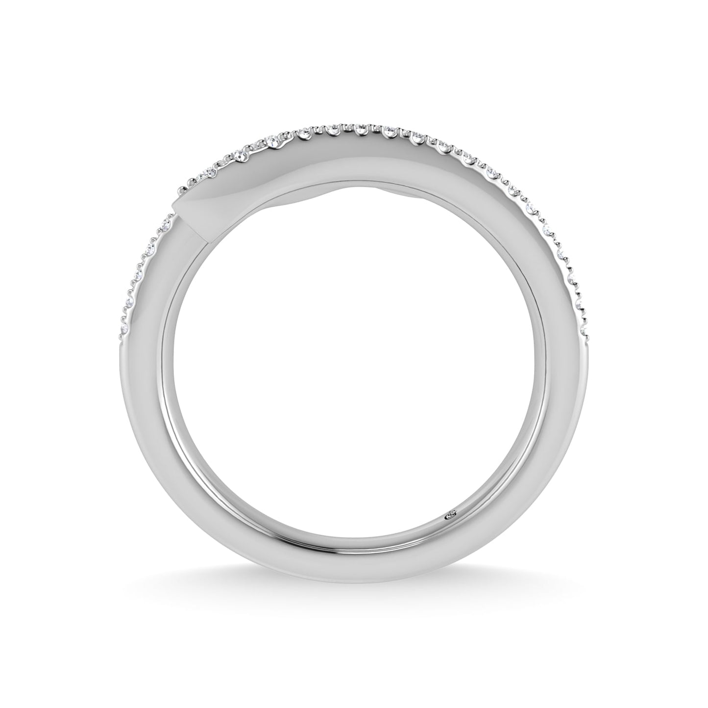 14K White Gold Diamond 1/3 Ct.Tw. Fashion Ring