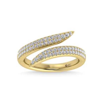 14K Yellow Gold Diamond 1/3 Ct.Tw. Fashion Ring