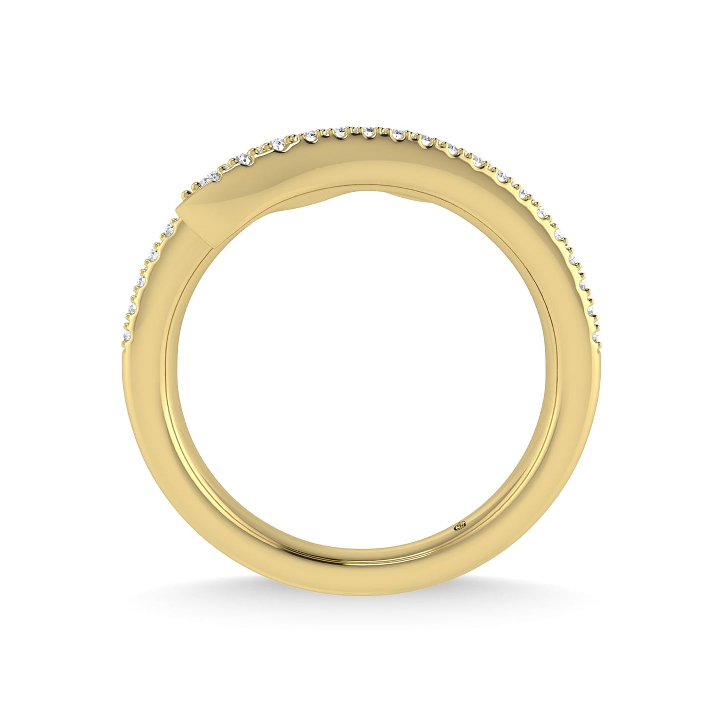 14K Yellow Gold Diamond 1/3 Ct.Tw. Fashion Ring