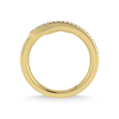 14K Yellow Gold Diamond 1/3 Ct.Tw. Fashion Ring