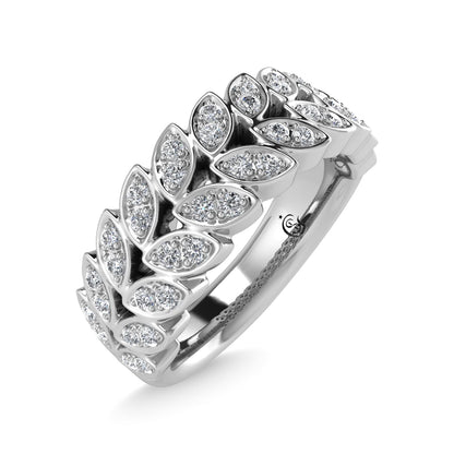 14K White Gold Diamond 3/8 Ct.Tw. Fashion Ring