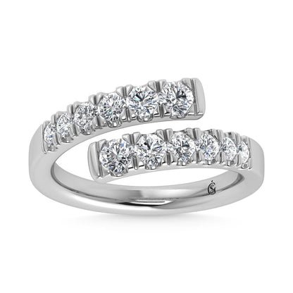 14K White Gold Diamond 7/8 Ct.Tw. Fashion Ring