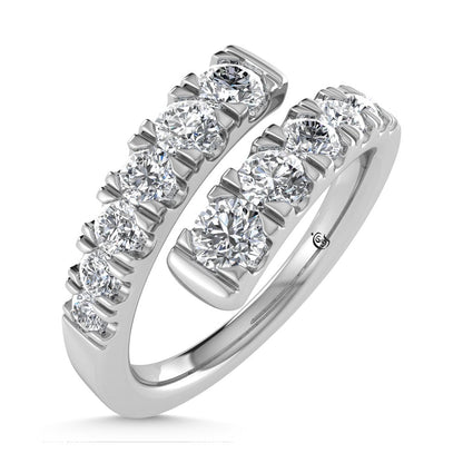14K White Gold Diamond 7/8 Ct.Tw. Fashion Ring