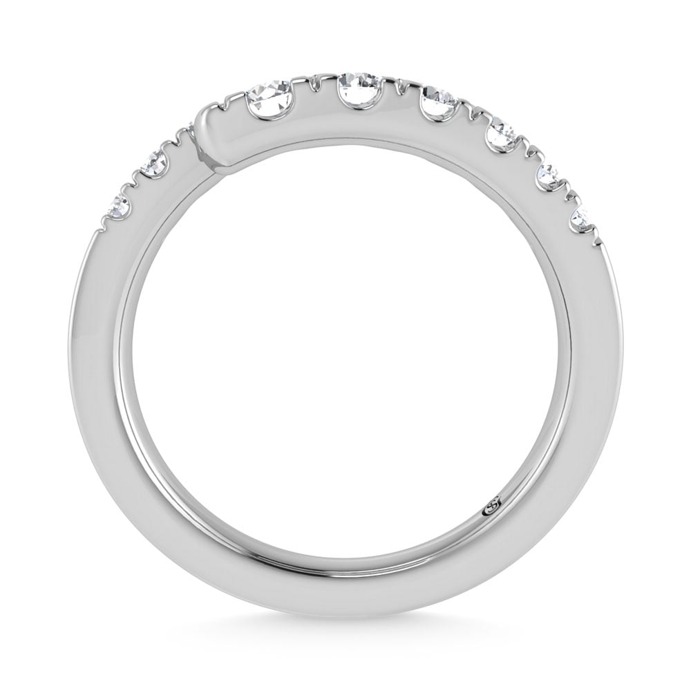 14K White Gold Diamond 7/8 Ct.Tw. Fashion Ring
