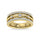 14K Two Tone Diamond 1/2 Ct.Tw. Fashion Band