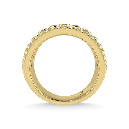 14K Two Tone Diamond 1/2 Ct.Tw. Fashion Ring