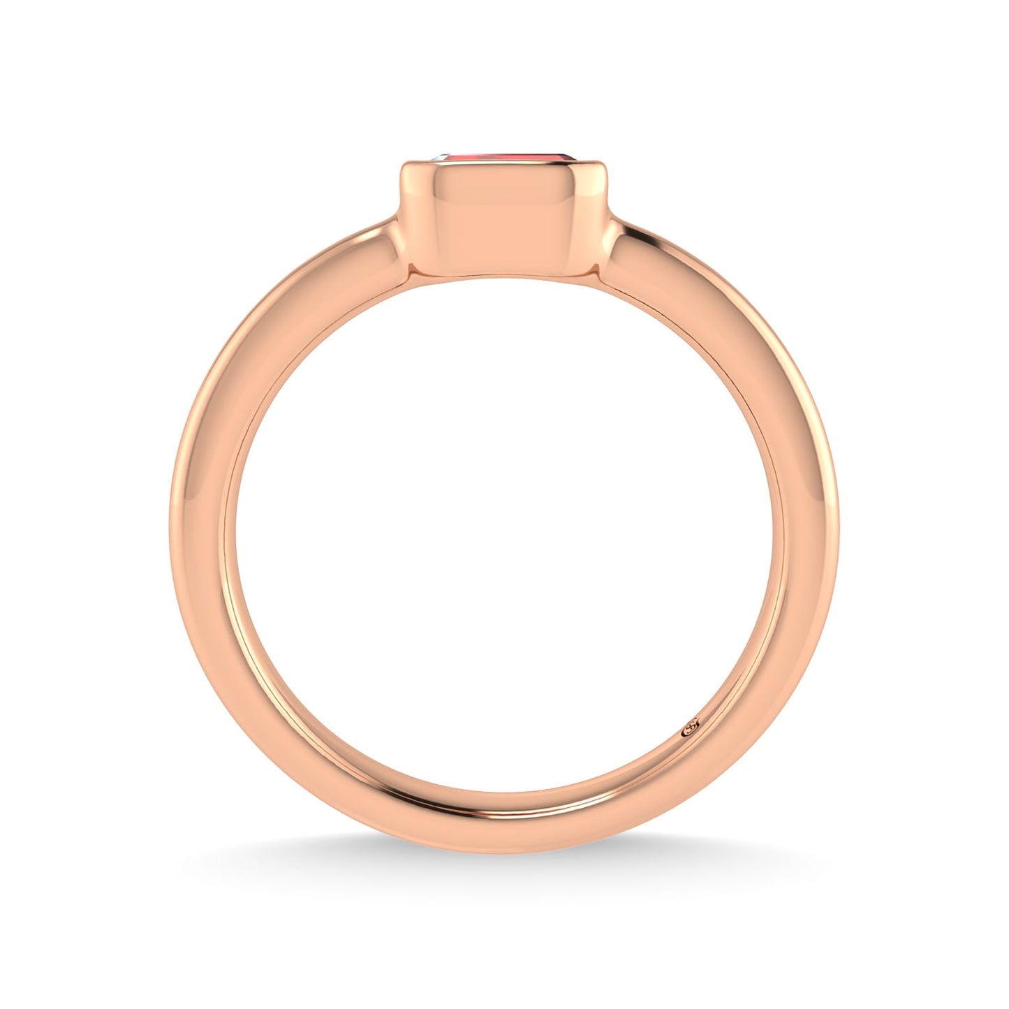 14K Rose Gold Ruby 1/3 Ct.Tw. Fashion Ring