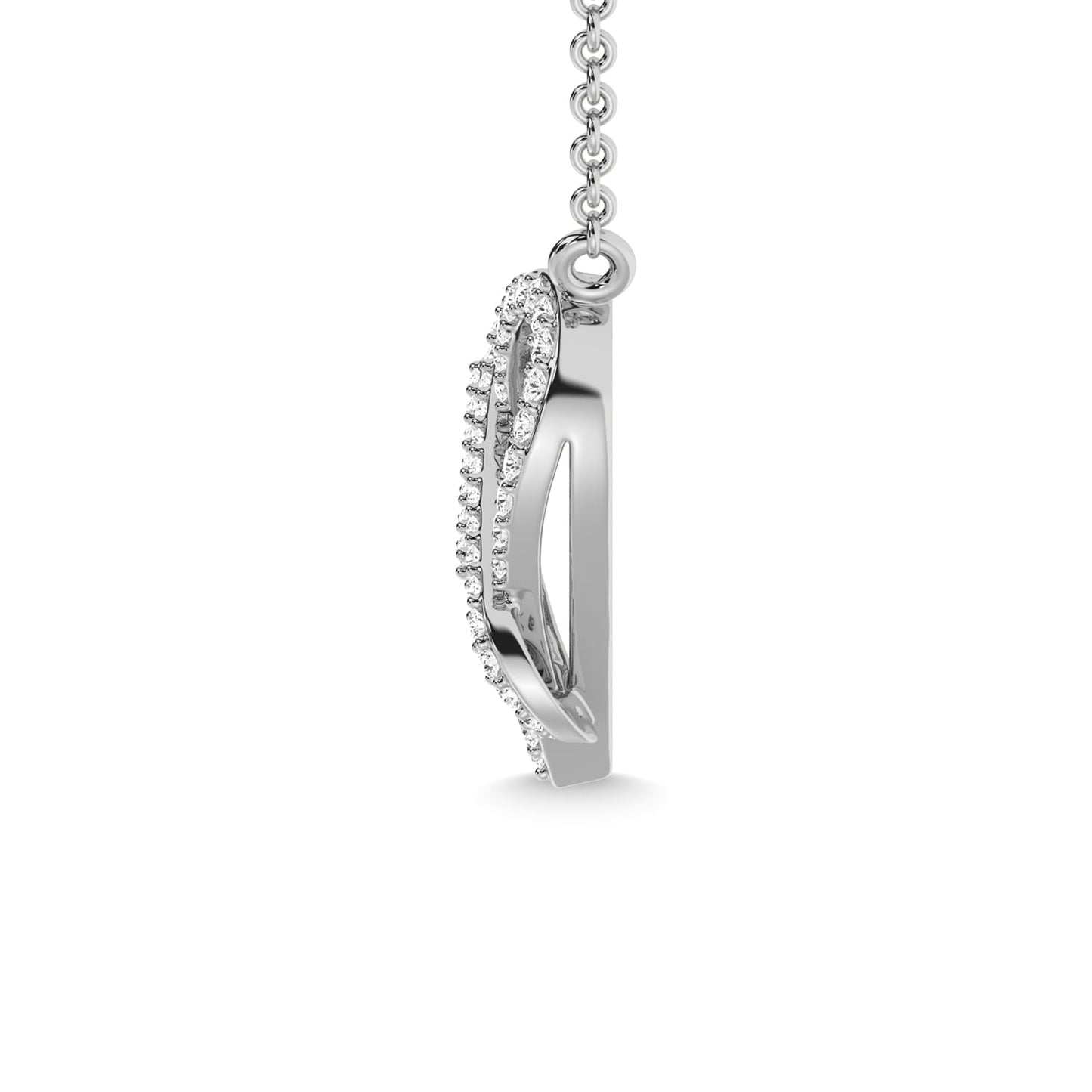 Diamond 1/4 Ct.Tw. Fashion Necklace in 10K White Gold